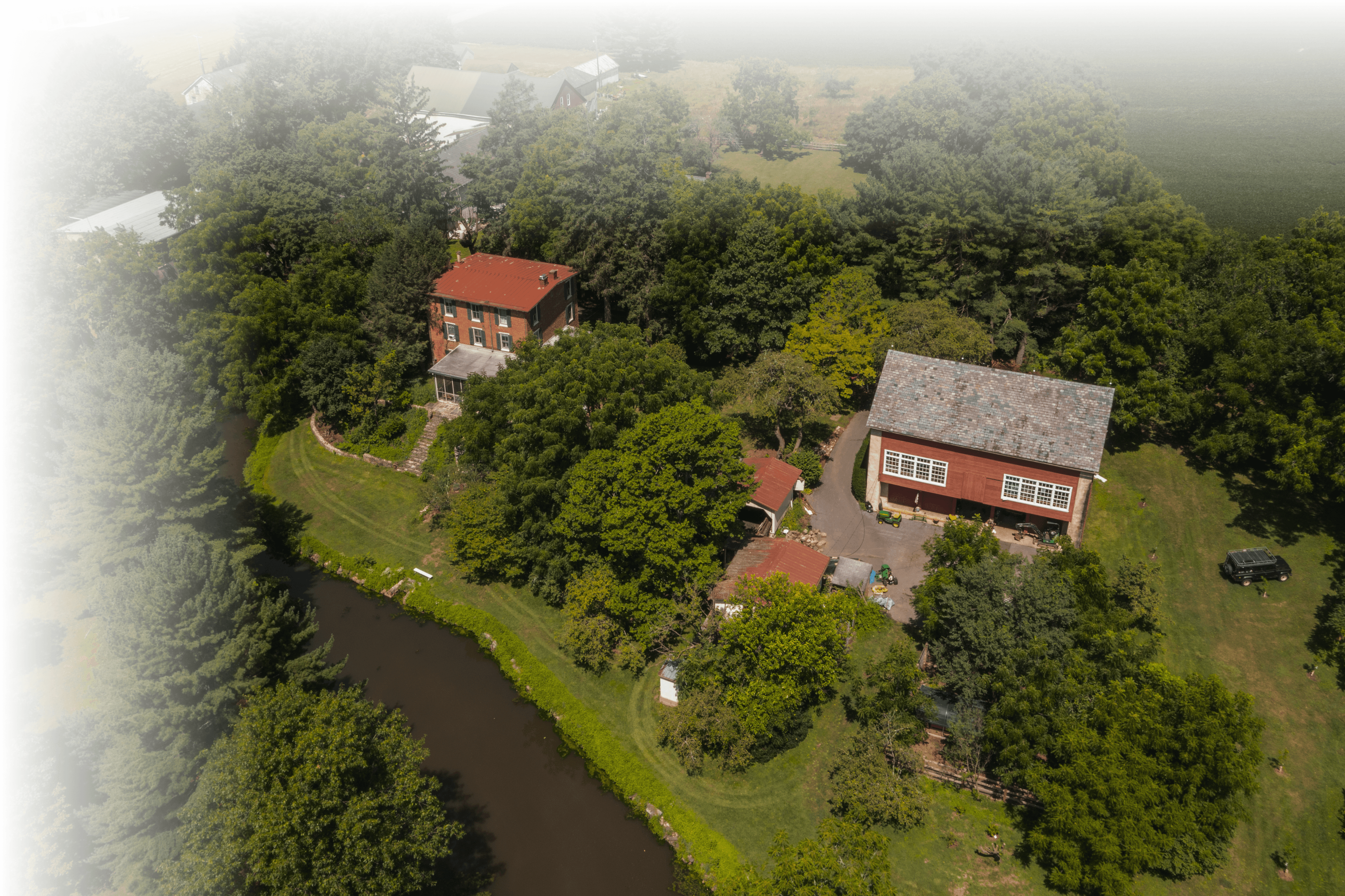 Salt & Silence Homestead Aerial View